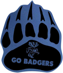 Promotional Foam Hands: 13 inch Badger Claw Foam Mitts